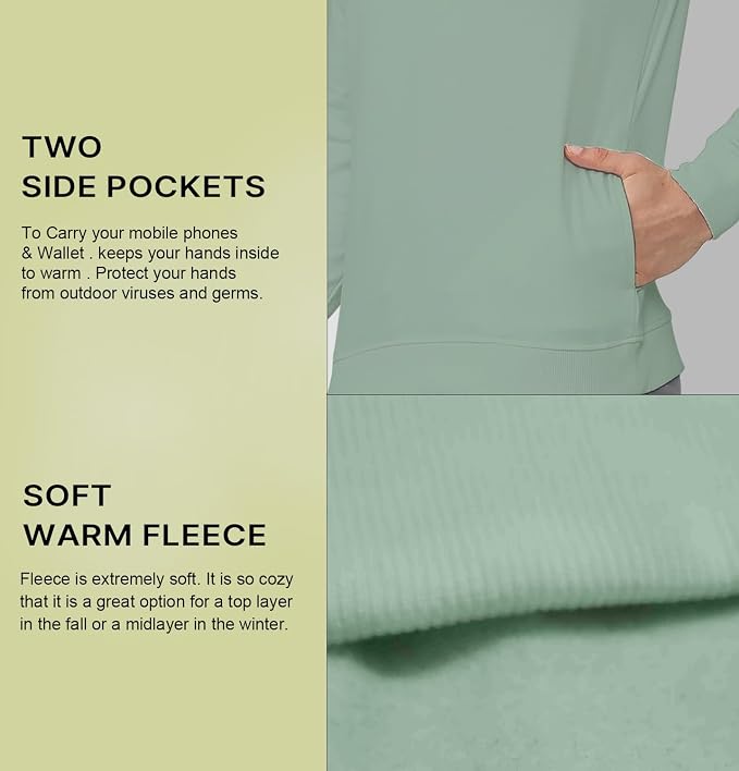 Xauva Fashion Unisex Fleece Sweatshirt for Men and Women