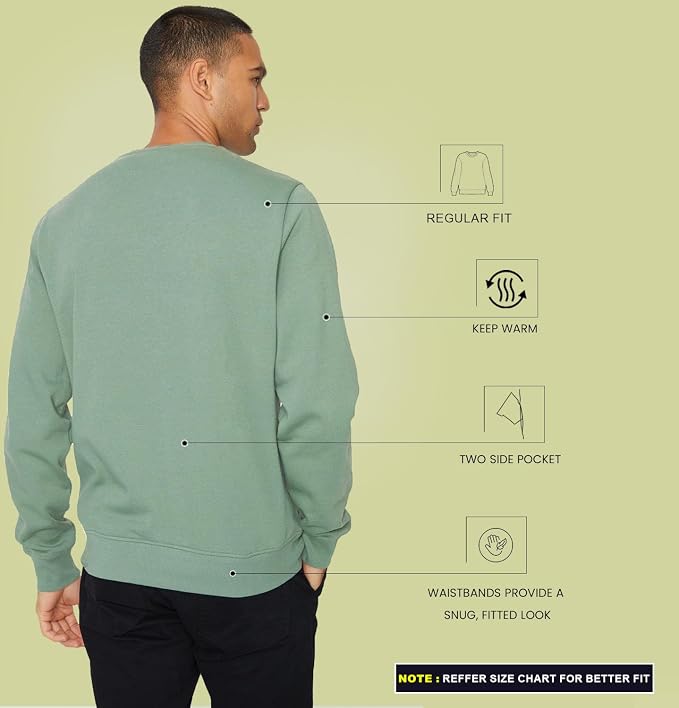 Xauva Fashion Unisex Fleece Sweatshirt for Men and Women