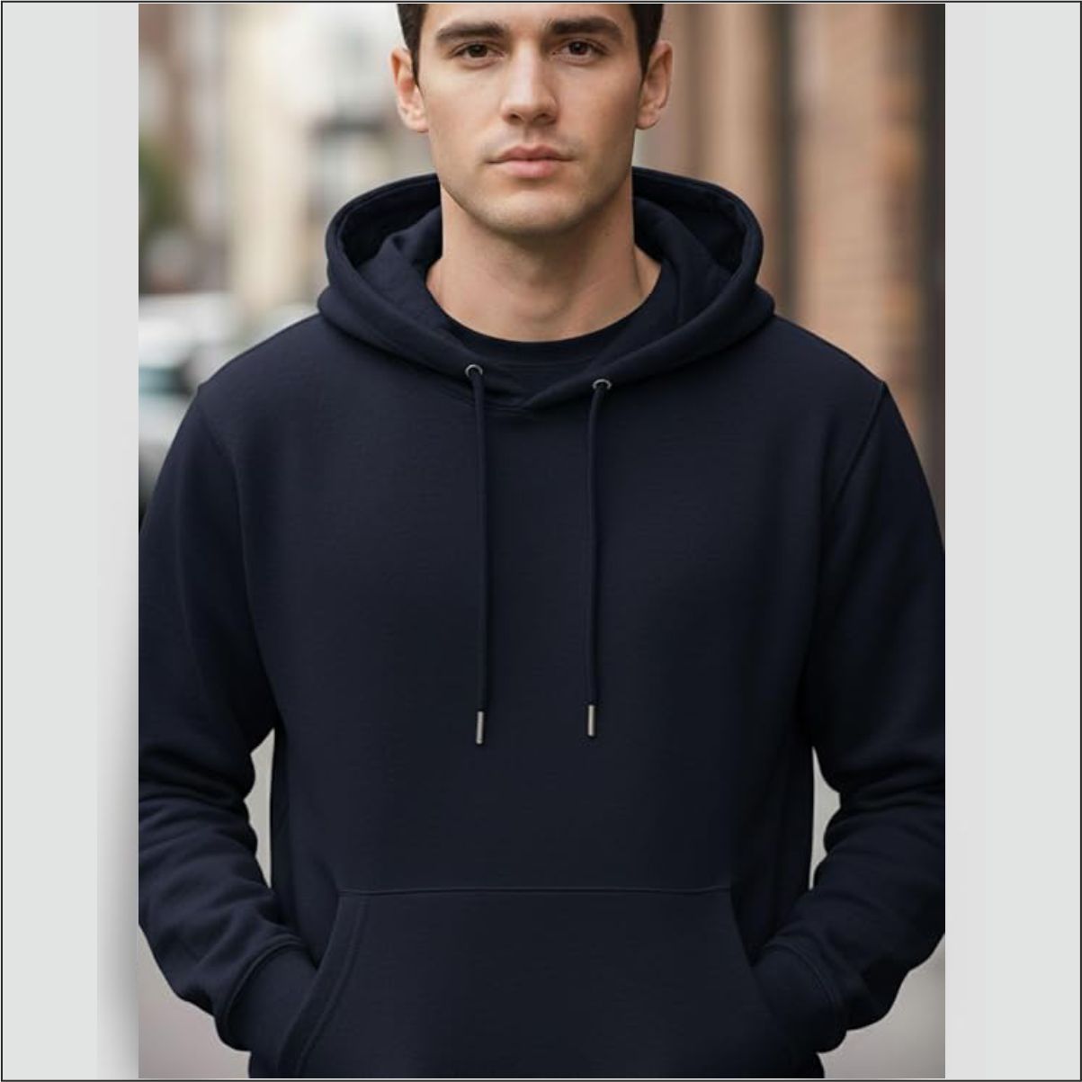 Xauva Fashion Men’s Regular Fit Cotton Hoodie | Comfortable Winter Hoodie with Kangaroo Pocket  Adjustable Hood | Soft Warm Casual Wear for Everyday U